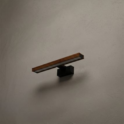 Brilagi - Éclairage LED pour miroir de salle de bains WOODY MIRROR 3 en 1 LED/8W/230V 40 cm IP44 noir/chêne