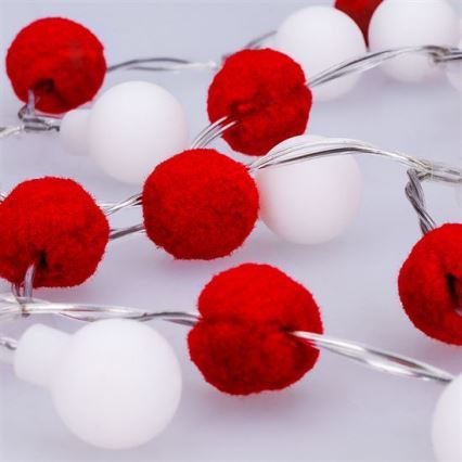 Brilagi - LED guirlande de Noël 20xLED/2xAA 1,8m blanc chaud