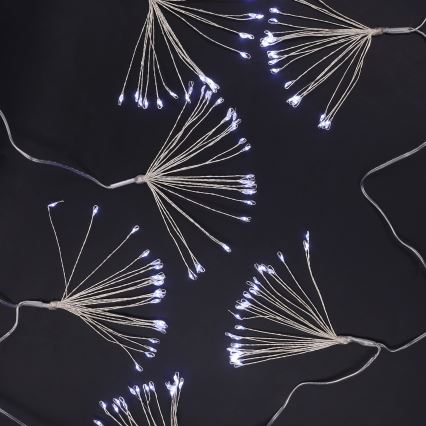 BRILAGI - LED guirlande de Noël d'extérieur 150xLED 5m IP44 blanc froid effet feu d'artifice
