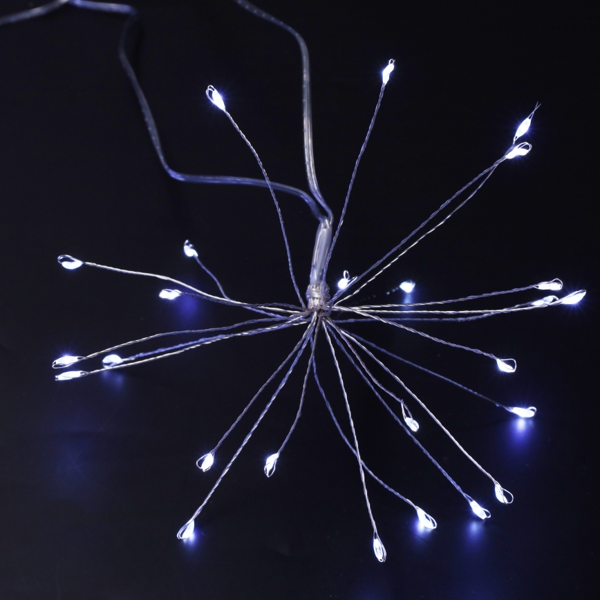 BRILAGI - LED guirlande de Noël d'extérieur 150xLED 5m IP44 blanc froid effet feu d'artifice