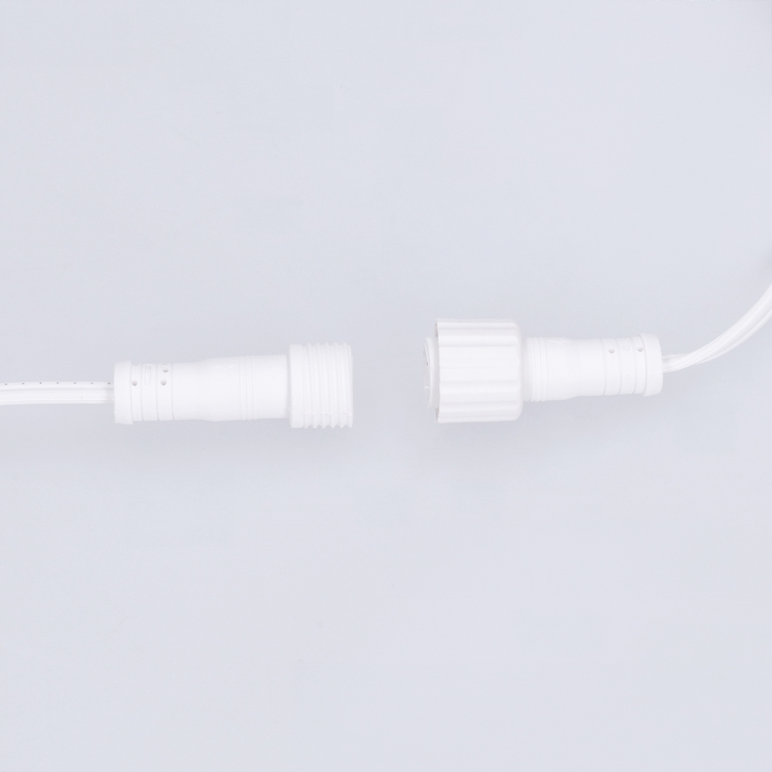 Brilagi - LED d'extérieur guirlande décorative GIRLANDA 10xE12/0,6W/230V 8 m blanche IP44 blanc chaud