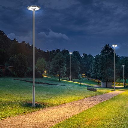 Brilagi - Lampadaire de rue LED d'extérieur avec poteau de 5 m URBANSPARK LED/120W/230V anthracite IP65