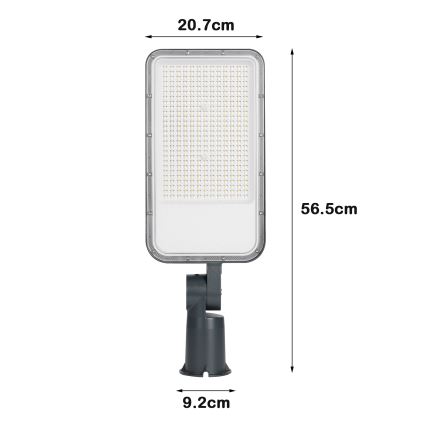 Brilagi - LED Lampadaire de rue URBANLIGHT LED/200W/230V anthracite IP65