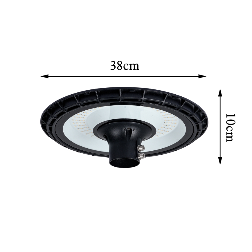 Brilagi - Lampadaire LED d'extérieur avec mât 3 m URBANSPARK LED/60W/230V, noir, IP65