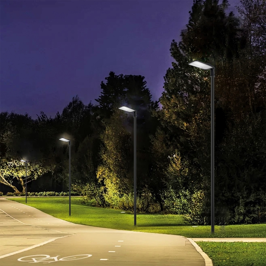 Brilagi - Lampadaire d'extérieur LED avec poteau articulé 4 m URBANLIGHT LED/200W/230V noir IP65