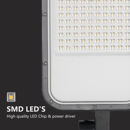 Brilagi - Lampadaire LED extérieur avec poteau et articulation de 4 m URBANLIGHT LED/100W/230V noir IP65