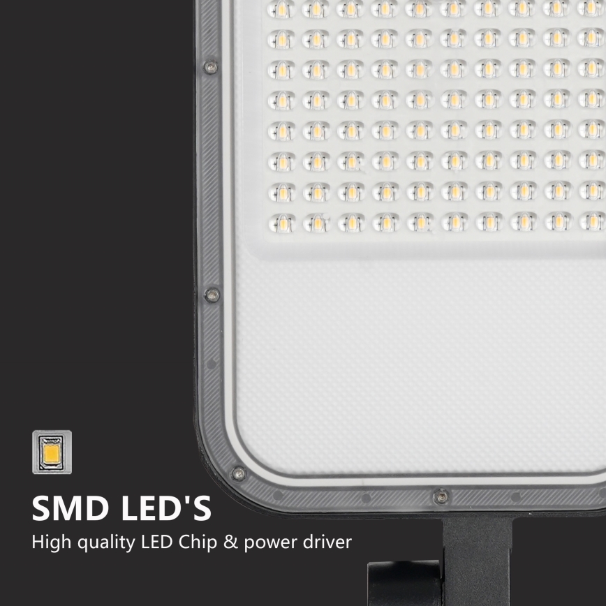 Brilagi - Lampadaire LED extérieur avec poteau et articulation de 4 m URBANLIGHT LED/100W/230V noir IP65