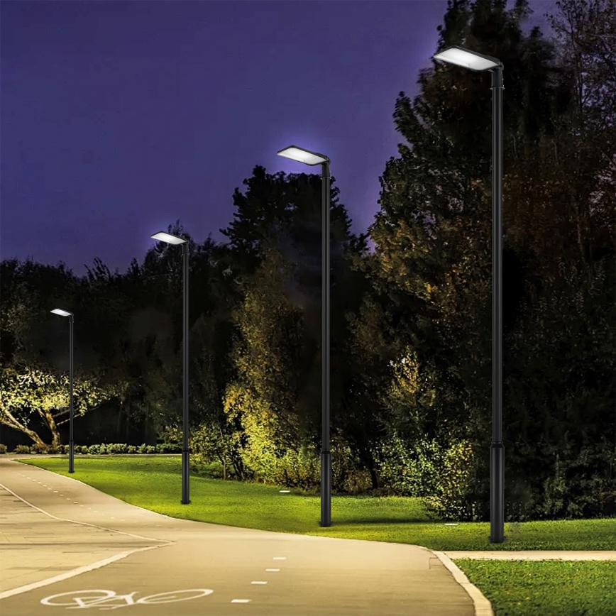 Brilagi - Lampadaire LED d'extérieur avec mât articulé de 5 m URBANLIGHT LED/200W/230V noir IP65