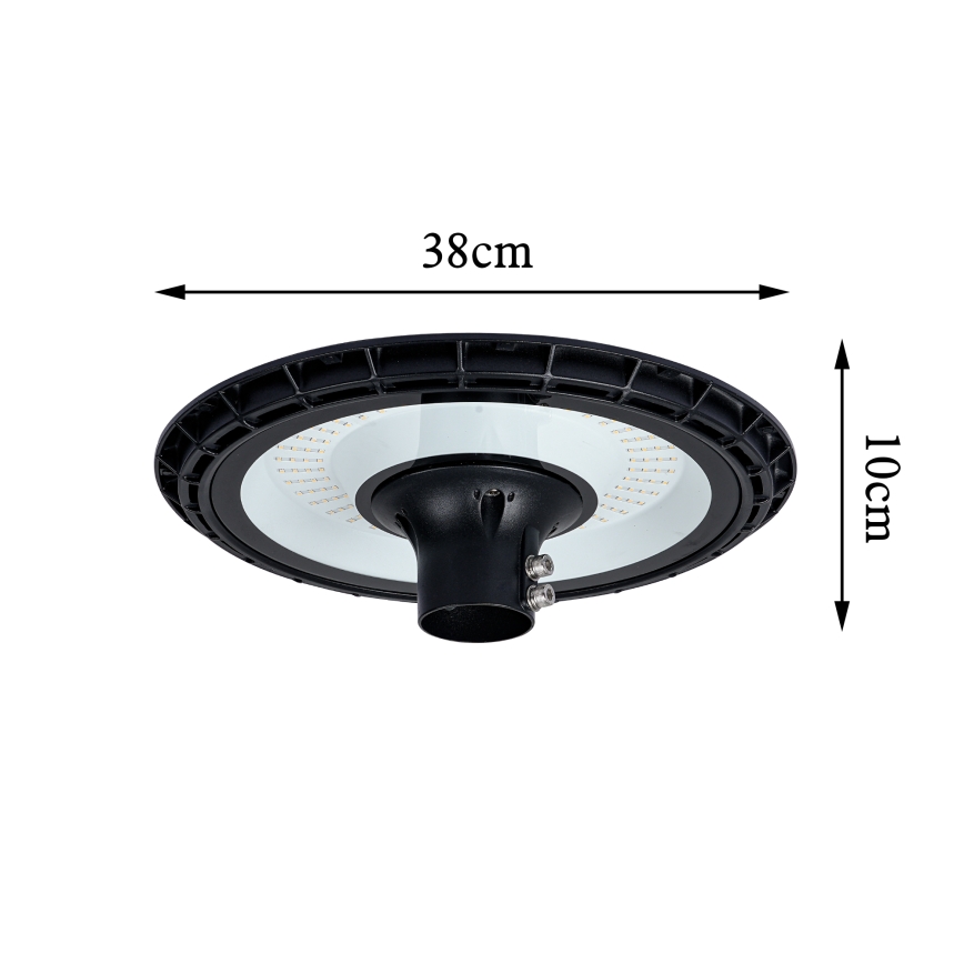 Brilagi - Lampadaire LED extérieur sur mât de 3 m URBANSPARK LED/120W/230V noir IP65
