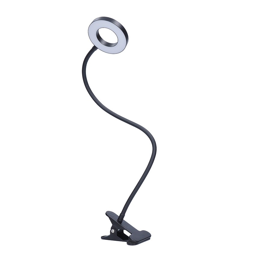 Brilagi -LED Lampe à pince dimmable ORBELA LED/8W/5V 3000/4000/5000K noire