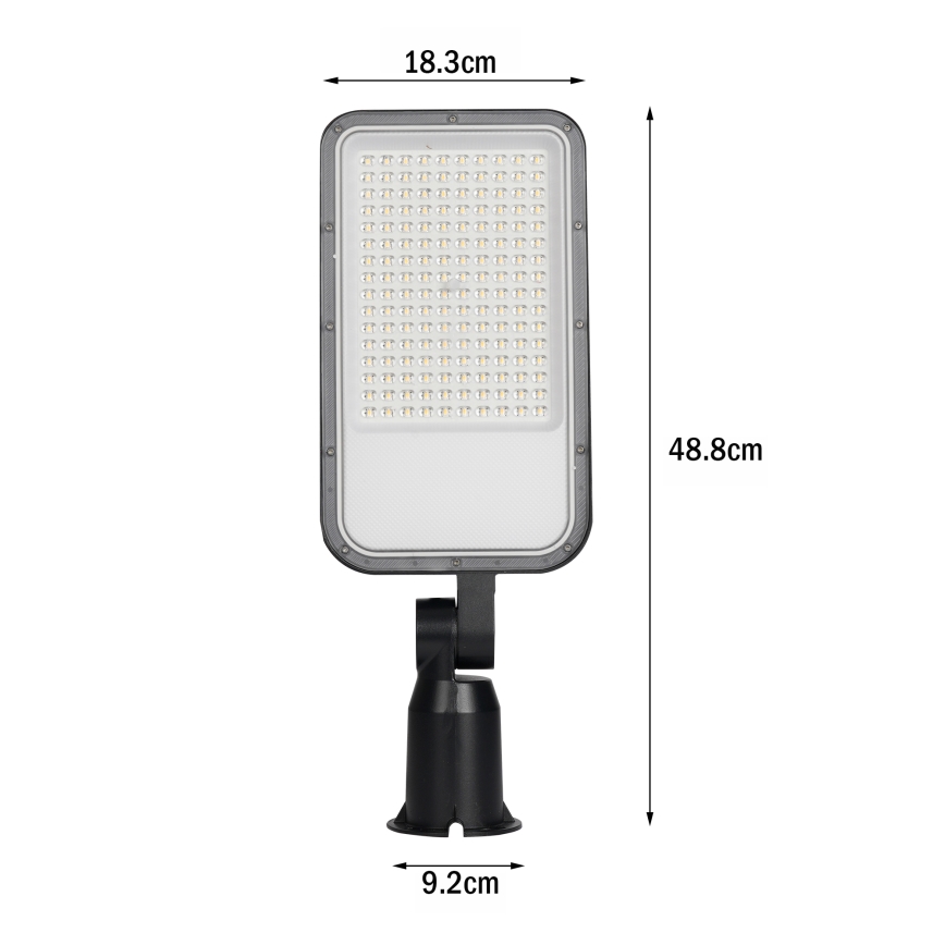 Brilagi - Luminaire de rue extérieur LED orientable URBANLIGHT LED/100W/230V noir IP65
