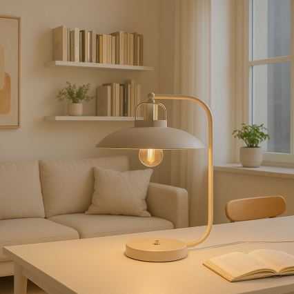 Brilagi - LED Lampe de table FLAMENGO 1xE27/60W/230V beige