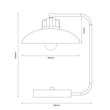 Brilagi - LED Lampe de table FLAMENGO 1xE27/60W/230V beige