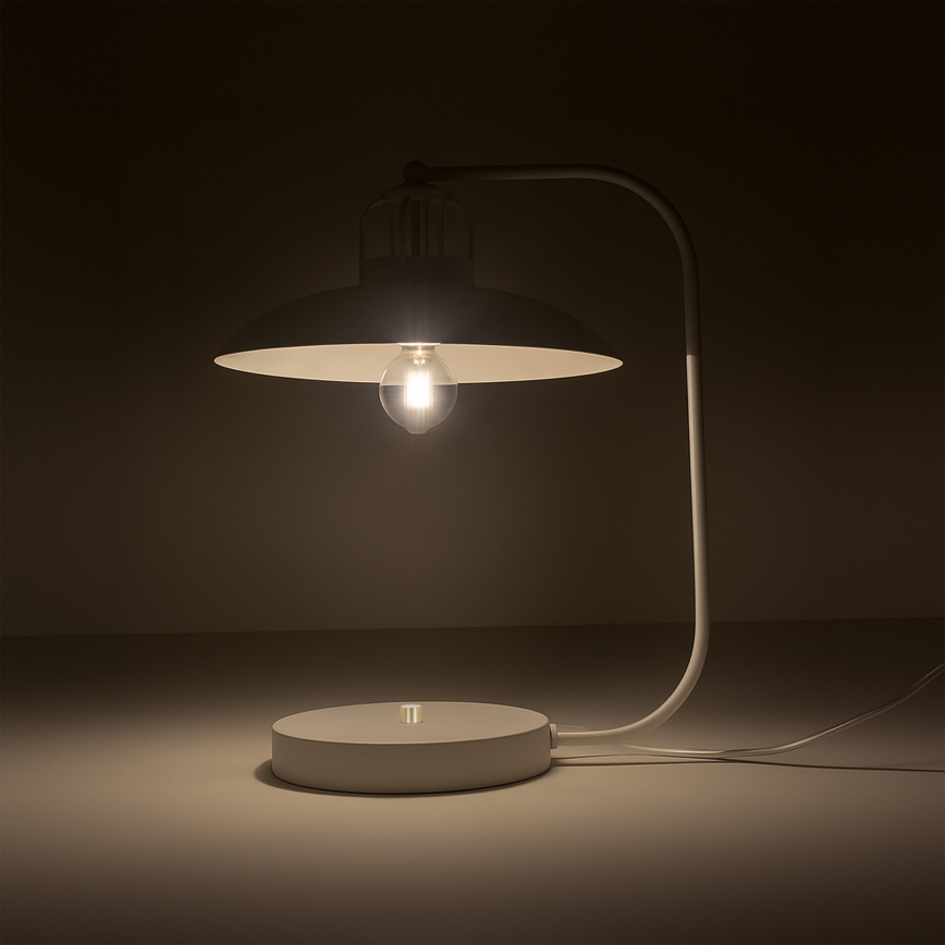 Brilagi - LED Lampe de table FLAMENGO 1xE27/60W/230V blanc