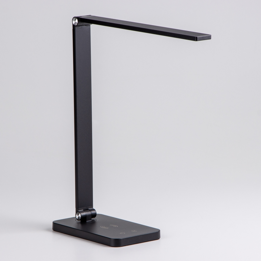 Brilagi - Lampe de table tactile LED dimmable avec charge sans fil QI MODO CHARGE LED/7W/5V 3000/4000/6000K noire