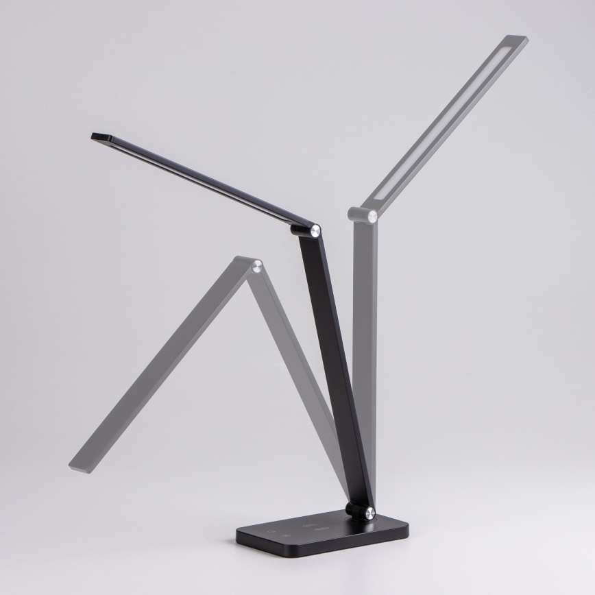Brilagi - Lampe de table tactile LED dimmable avec charge sans fil QI MODO CHARGE LED/7W/5V 3000/4000/6000K noire