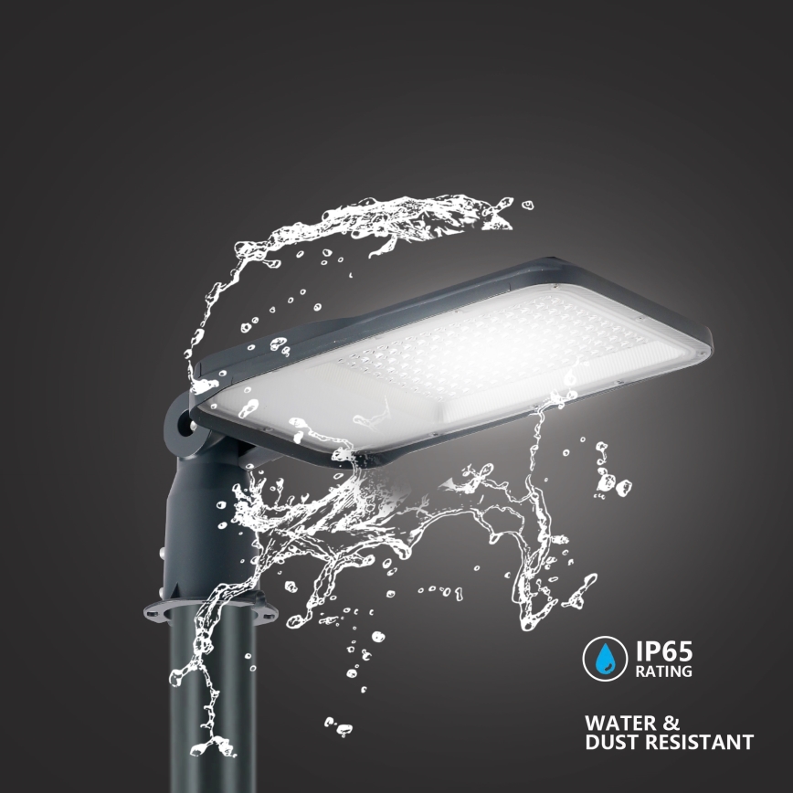 Brilagi - Lampadaire LED de rue extérieur avec mât articulé 4 m URBANLIGHT LED/100W/230V anthracite IP65