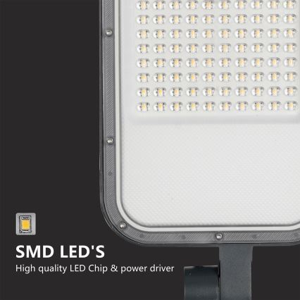 Brilagi - Lampadaire LED de rue extérieur avec mât articulé 4 m URBANLIGHT LED/100W/230V anthracite IP65
