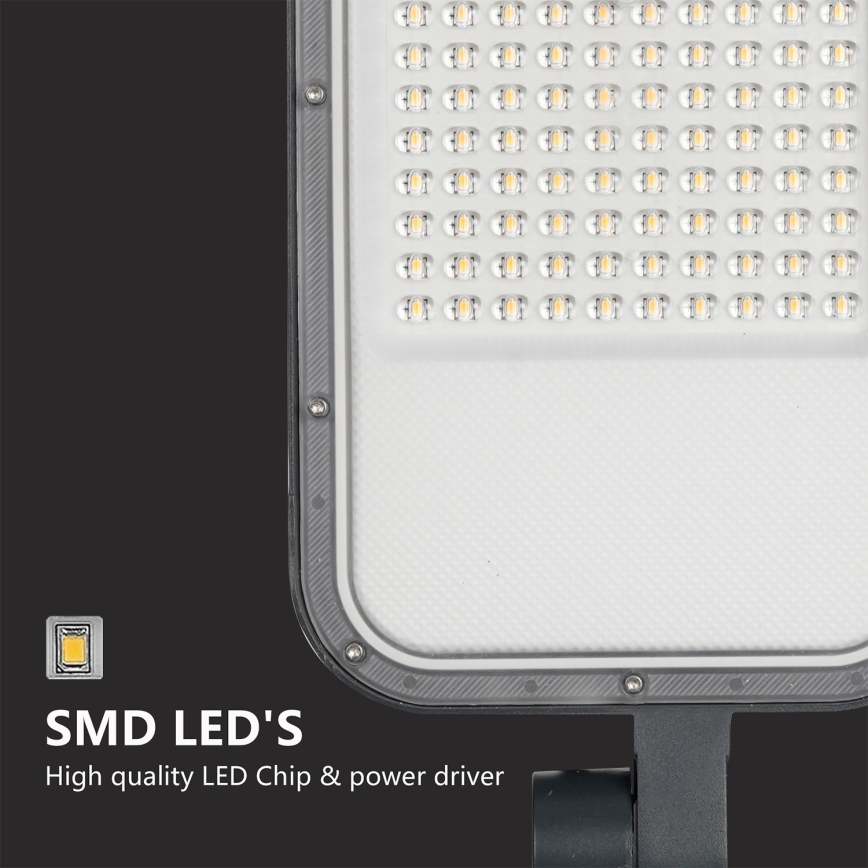 Brilagi - Lampadaire LED de rue extérieur avec mât articulé 4 m URBANLIGHT LED/100W/230V anthracite IP65