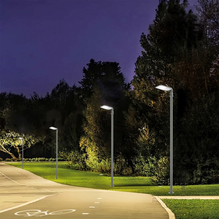 Brilagi - Lampadaire extérieur URBANLIGHT LED/100W/230V avec mât articulé 3 m, gris, IP65