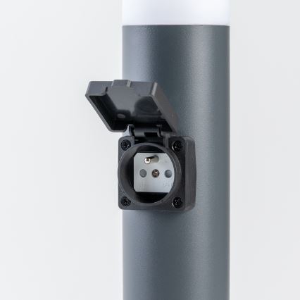 BRILAGI - Lampe d'extérieur LED dimmable avec prise ELIA 1xE27/6W/230V 2700-6500K IP44 Wi-Fi 50 cm anthracite