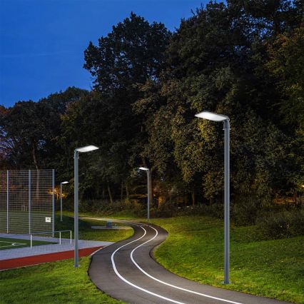 Brilagi - LED Lampadaire de rue avec mât de 3 m et bras articulé URBANLIGHT LED/100W/230V anthracite IP65