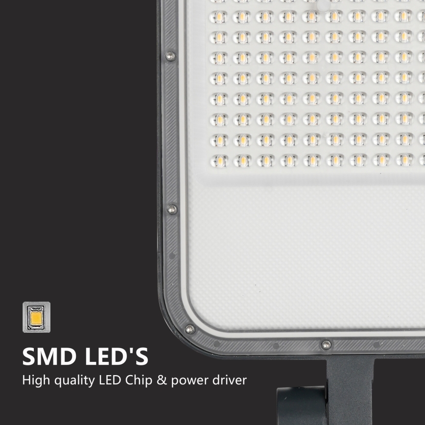 Brilagi - LED Lampadaire de rue avec mât de 3 m et bras articulé URBANLIGHT LED/100W/230V anthracite IP65