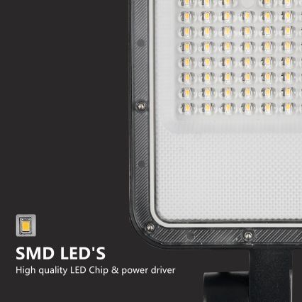 Brilagi - Lampe LED d'extérieur pour voirie avec mât de 3 m et bras articulé URBANLIGHT LED/50W/230V noir IP65