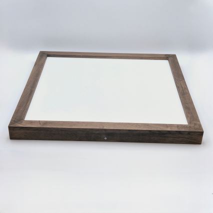 Brilagi - LED Plafonnier de salle de bain WOODY FRAME LED/40W/230V 60x60 cm IP44 noyer