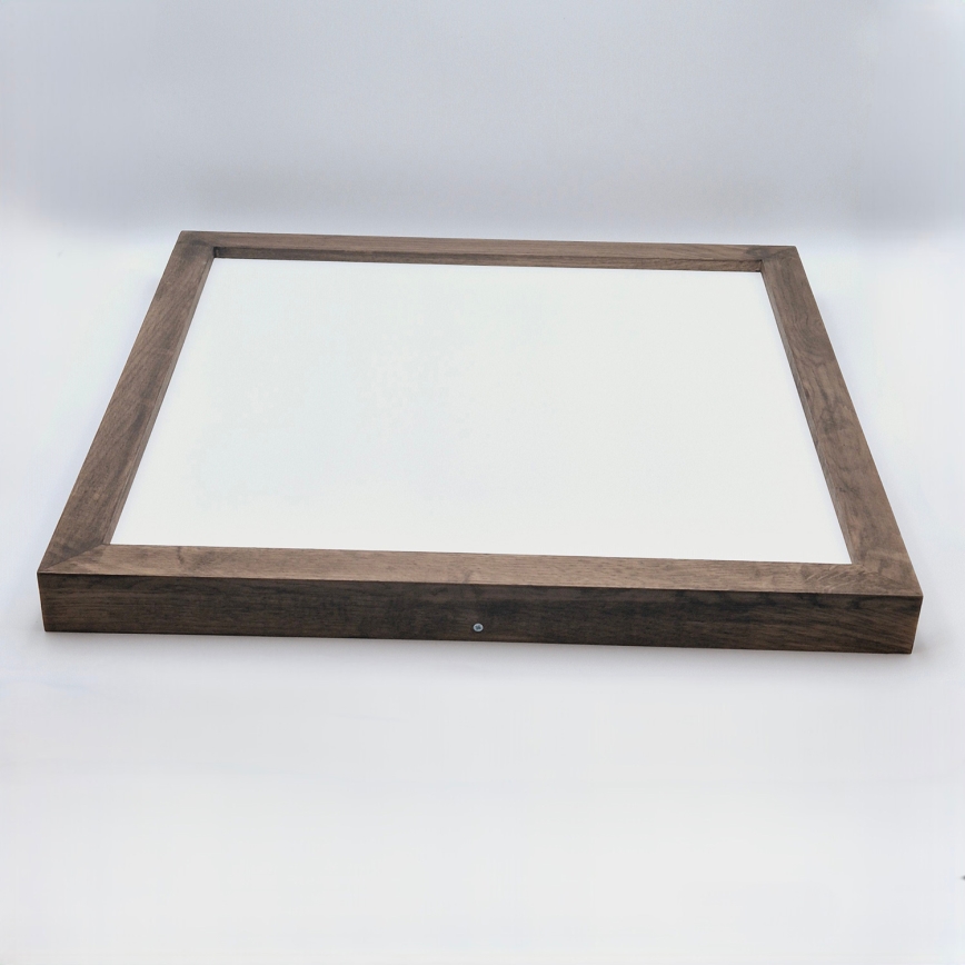 Brilagi - LED Plafonnier de salle de bain WOODY FRAME LED/40W/230V 60x60 cm IP44 noyer