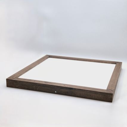 Brilagi - LED Plafonnier de salle de bain WOODY FRAME LED/40W/230V 60x60 cm IP44 noyer