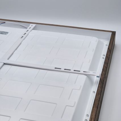 Brilagi - LED Plafonnier de salle de bain WOODY FRAME LED/40W/230V 60x60 cm IP44 noyer