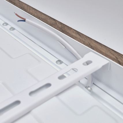 Brilagi - LED Plafonnier de salle de bain WOODY FRAME LED/40W/230V 60x60 cm IP44 noyer