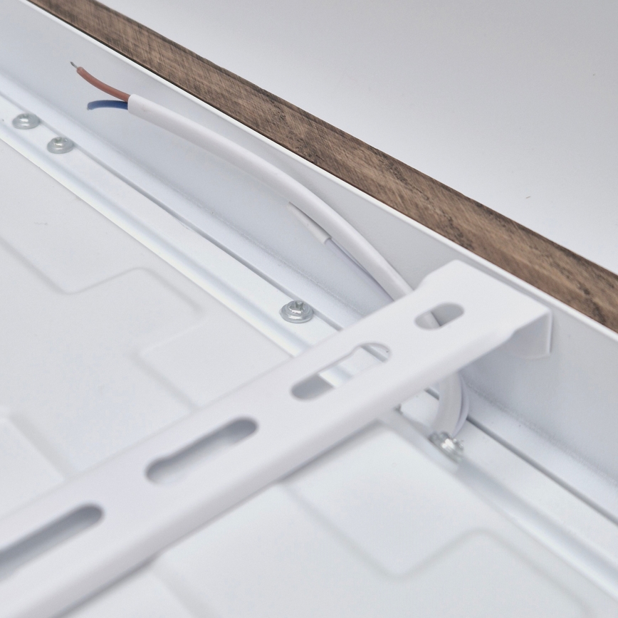 Brilagi - LED Plafonnier de salle de bain WOODY FRAME LED/40W/230V 60x60 cm IP44 noyer