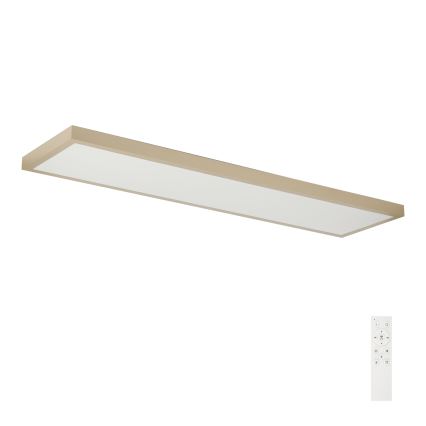 Brilagi - Plafonnier LED dimmable pour salle de bains FRAME SMART LED/50W/230V 120x30 cm 3000-6000K IP44 beige + télécommande