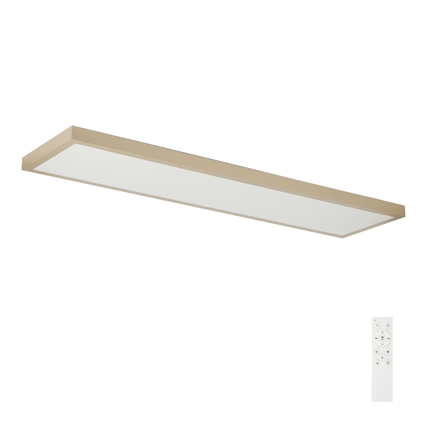 Brilagi - Plafonnier LED dimmable pour salle de bains FRAME SMART LED/50W/230V 120x30 cm 3000-6000K IP44 beige + télécommande