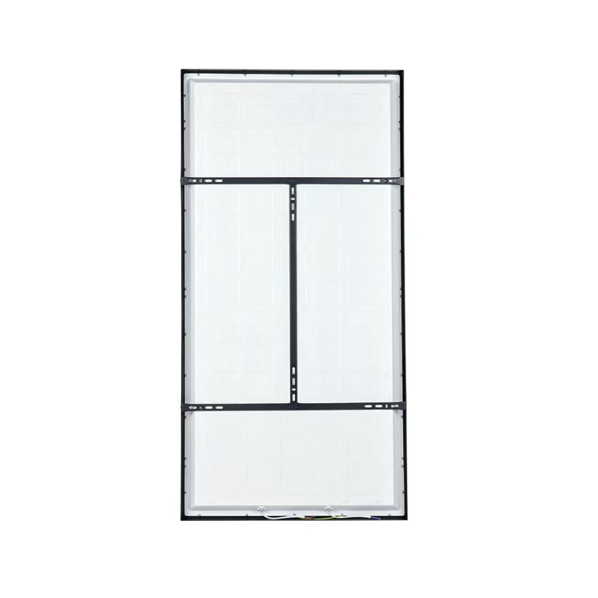 Brilagi - Plafonnier de salle de bains LED dimmable FRAME SMART LED/96W/230V 120x60 cm 3000-6000K IP44 noir + télécommande