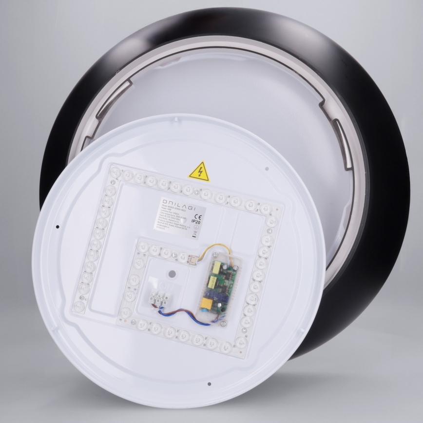 Brilagi - Plafonnier LED dimmable ALVA LED/48W/230V 3000-6500K Ø 51 cm noir + télécommande