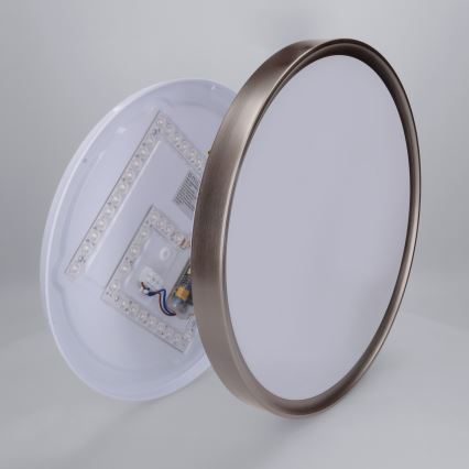 Brilagi - plafonnier LED dimmable FANCIA LED/48W/230V 3000–6500K Ø 39 cm anthracite + télécommande