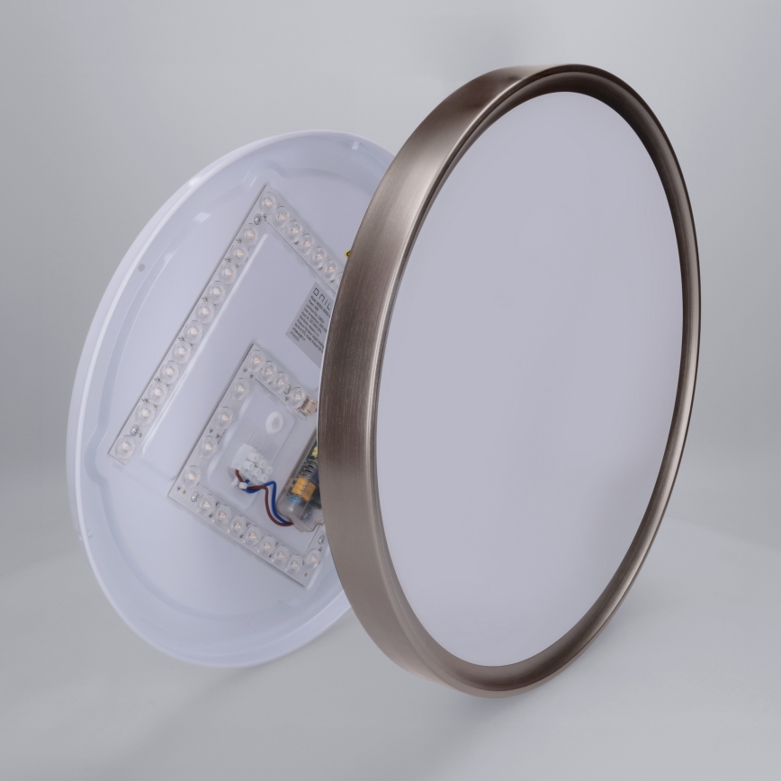 Brilagi - plafonnier LED dimmable FANCIA LED/48W/230V 3000–6500K Ø 39 cm anthracite + télécommande