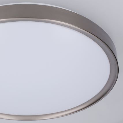 Brilagi - Plafonnier LED dimmable FANCIA LED/48W/230V 3000-6500K Ø 39 cm argenté + télécommande