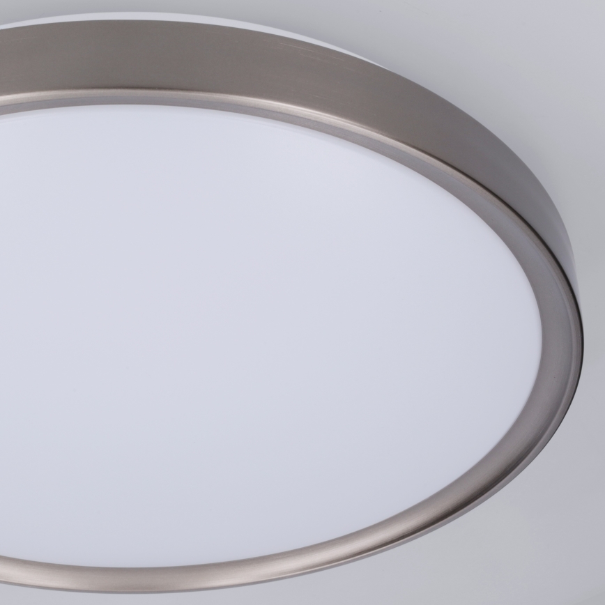 Brilagi - Plafonnier LED dimmable FANCIA LED/48W/230V 3000-6500K Ø 39 cm argenté + télécommande
