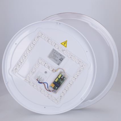 Brilagi - Plafonnier LED dimmable FANCIA LED/48W/230V 3000-6500K Ø 39 cm argenté + télécommande