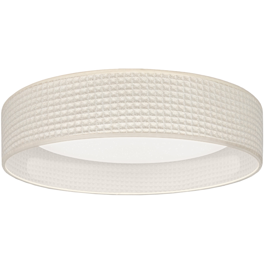 Brilagi - Plafonnier LED dimmable VELVET SMARTIX STARS LED/24W/230V 3000-6000K Ø 45 cm crème Wi-Fi Tuya Beacon + télécommande