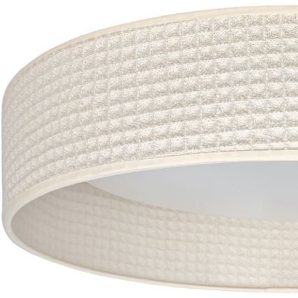 Brilagi - Plafonnier LED dimmable VELVET SMARTIX STARS LED/24W/230V 3000-6000K Ø 45 cm crème Wi-Fi Tuya Beacon + télécommande