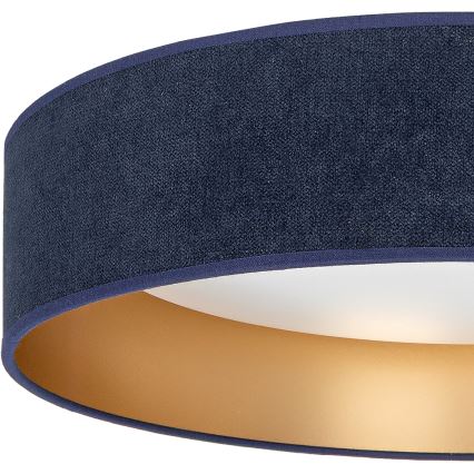 Brilagi - Plafonnier LED dimmable VELVET SMARTIX STARS, 36 W, 230 V, 3000–6000 K, Ø 55 cm, bleu/doré, Wi‑Fi Tuya Beacon + télécommande