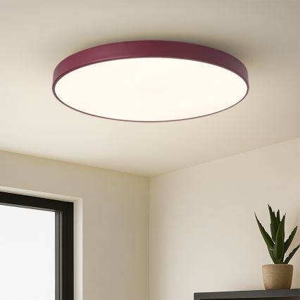 Brilagi - Luminaire LED dimmable POOL SMART LED/100W/230V Ø 80 cm 3000-6000K Wi-Fi Tuya + télécommande bordeaux