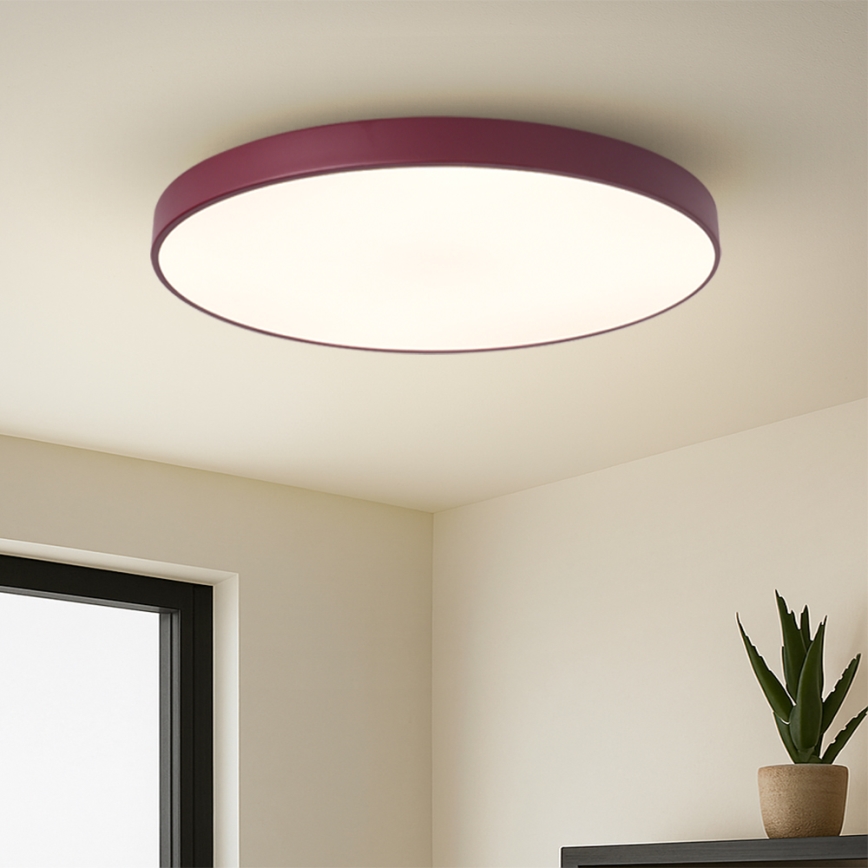 Brilagi - Luminaire LED dimmable POOL SMART LED/100W/230V Ø 80 cm 3000-6000K Wi-Fi Tuya + télécommande bordeaux