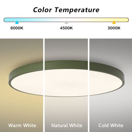 Brilagi - Luminaire LED dimmable POOL SMART LED/100W/230V, Ø 80 cm, Wi-Fi Tuya + télécommande, vert