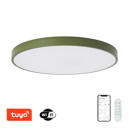 Brilagi - Luminaire LED dimmable POOL SMART LED/100W/230V, Ø 80 cm, Wi-Fi Tuya + télécommande, vert